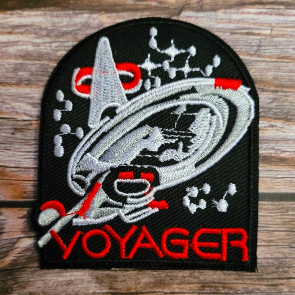 Vintage Voyager Star Trek Science Fiction 80's 90'S Embroidered Patch